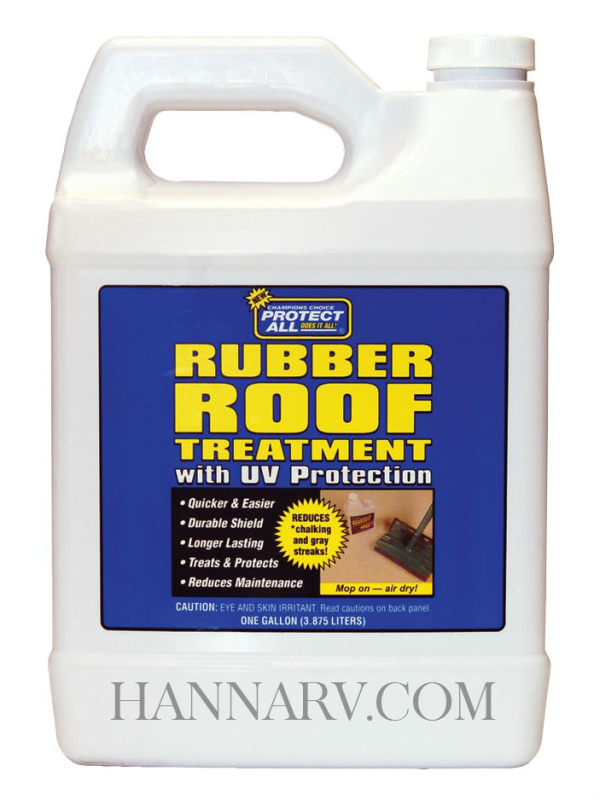 Champions Choice Protect All 68128 RV Rubber Roof Treatment With UV Blocker - 1 Gallon Jug